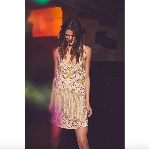 NWOT Free People Elsa Sequin Dress size Medium - Picture 2 of 2